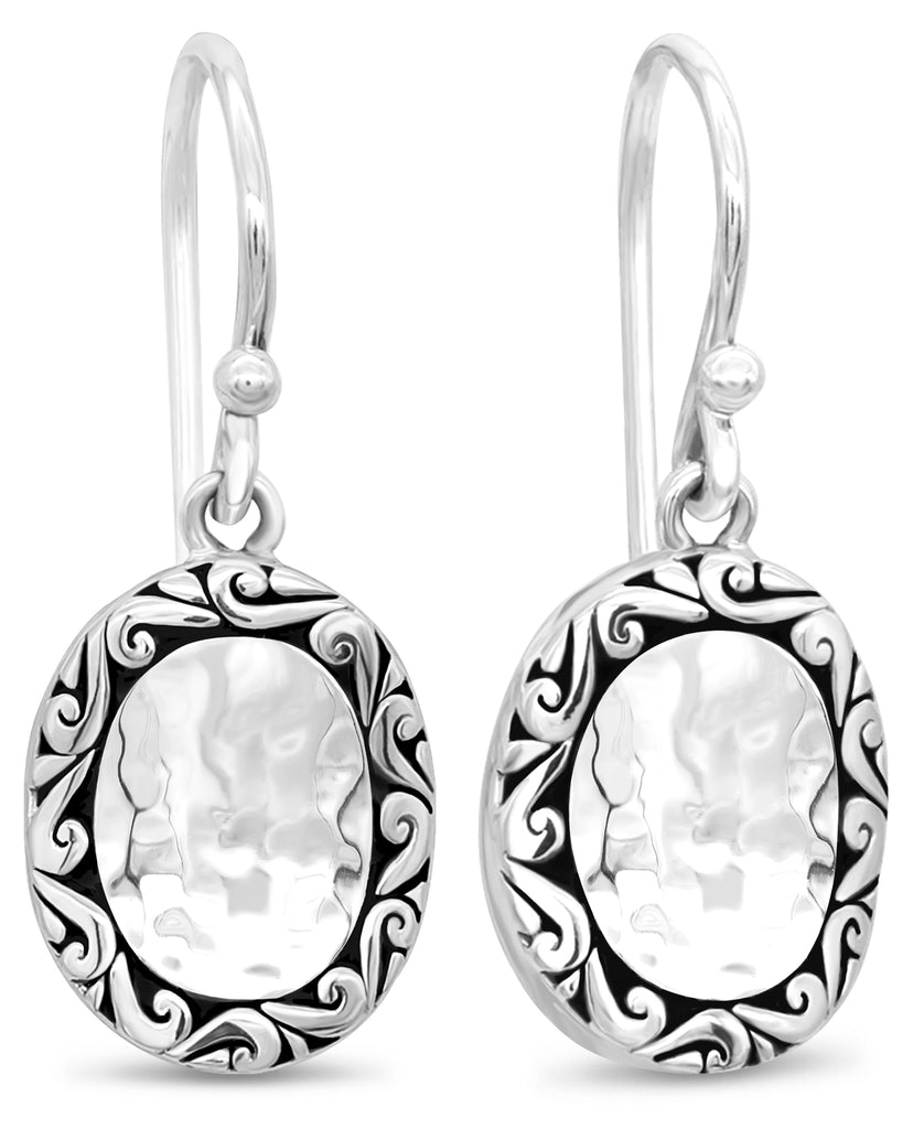 Bright Silver Filigree Mazahua Sun Earrings [EAR3285] - $170.00 : Mexico Sterling  Silver Jewelry, Proudly from Mexico to the world.